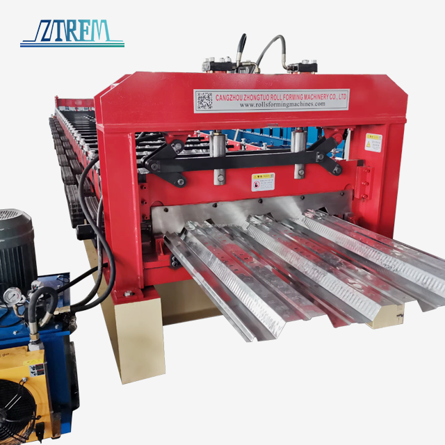 composite floor deck machine